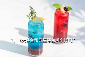 1、飞天茅台和五星茅台哪个好呢？