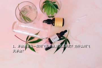 1、茅台酒里有一款叫飞天茅台,是怎么来的？为什么叫飞天茅台？