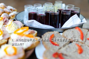 3、从现在起每年买一箱茅台酒，二十年后拿去卖，收益会怎么样？