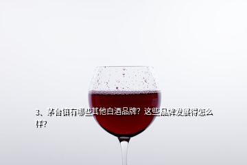 3、茅台镇有哪些其他白酒品牌？这些品牌发展得怎么样？