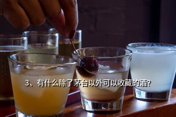 3、有什么除了茅台以外可以收藏的酒？