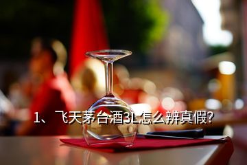 1、飞天茅台酒3L怎么辨真假？