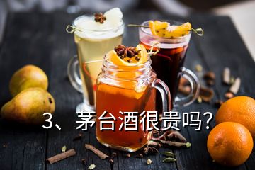 3、茅台酒很贵吗？