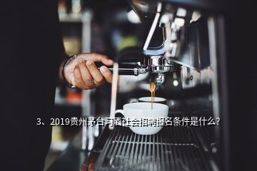 3、2019贵州茅台习酒社会招聘报名条件是什么？