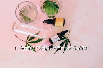 1、茅台镇除了茅台酒，还有什么酱香酒好喝？