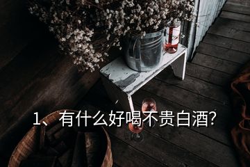 1、有什么好喝不贵白酒？