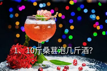 1、10斤桑葚泡几斤酒？