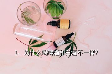 1、为什么喝啤酒和白酒不一样？