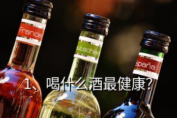 1、喝什么酒最健康？