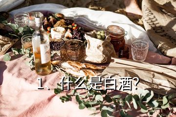 1、什么是白酒？