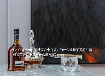 1、白酒标出的酒精度六十几度，为什么喝着不烫呢？酒精的度数与温度有什么区别呢？