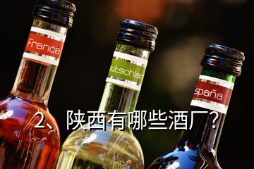 2、陕西有哪些酒厂？
