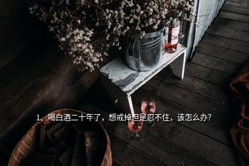 1、喝白酒二十年了，想戒掉但是忍不住，该怎么办？