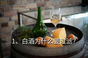 1、白酒为什么要过滤？