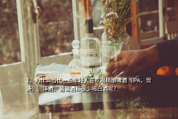 1、为什么当代一些年轻人喜欢喝精酿啤酒（IPA，世涛）、洋酒、葡萄酒却很少喝白酒呢？