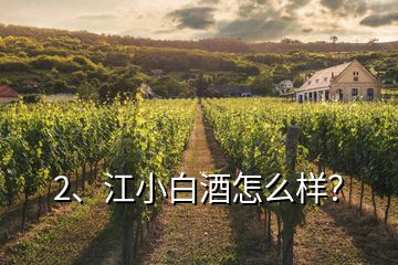 2、江小白酒怎么样？