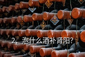 2、泡什么酒补肾阳？