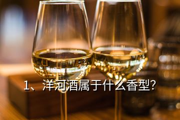 1、洋河酒属于什么香型？