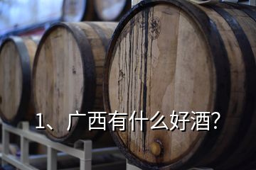 1、广西有什么好酒？