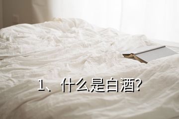 1、什么是白酒？