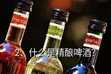 2、什么是精酿啤酒？