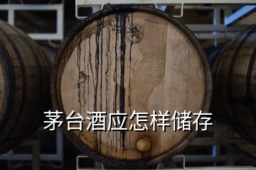 茅台酒应怎样储存