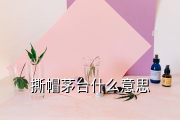 撕帽茅台什么意思