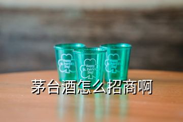 茅台酒怎么招商啊