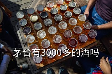 茅台有3000多的酒吗