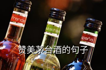 赞美茅台酒的句子