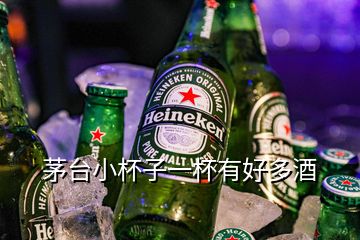 茅台小杯子一杯有好多酒