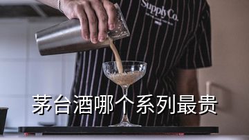 茅台酒哪个系列最贵