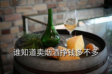 谁知道卖烟酒挣钱多不多