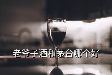 老爷子酒和茅台哪个好