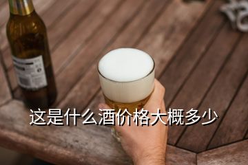 这是什么酒价格大概多少