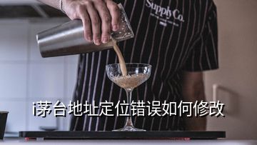 i茅台地址定位错误如何修改