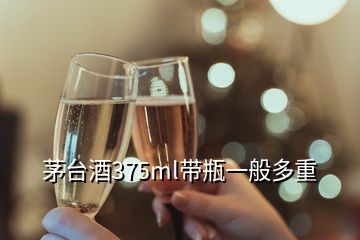 茅台酒375ml带瓶一般多重