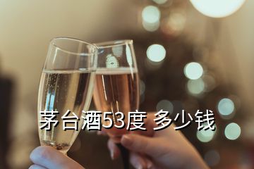 茅台酒53度 多少钱