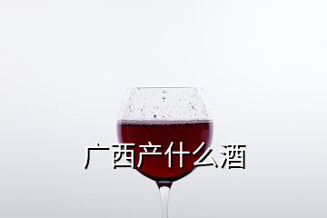 广西产什么酒