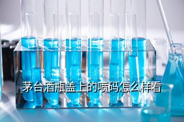 茅台酒瓶盖上的喷码怎么样看