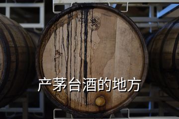 产茅台酒的地方