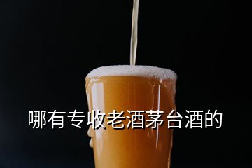 哪有专收老酒茅台酒的