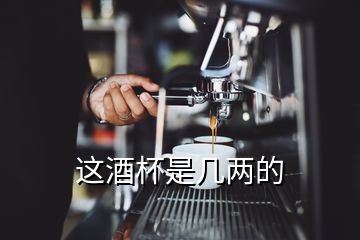 这酒杯是几两的