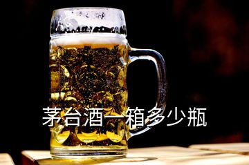 茅台酒一箱多少瓶