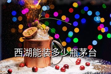 西湖能装多少瓶茅台