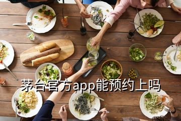 茅台官方app能预约上吗