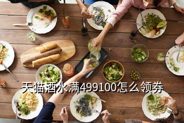 天猫酒水满499100怎么领券