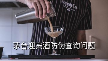 茅台迎宾酒防伪查询问题