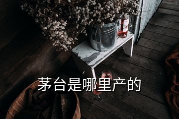 茅台是哪里产的