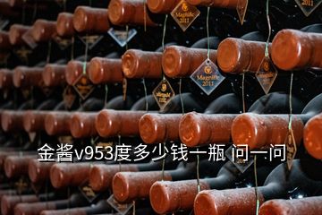 金酱v953度多少钱一瓶 问一问